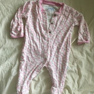 JoJo Maman Bebe pink onesie